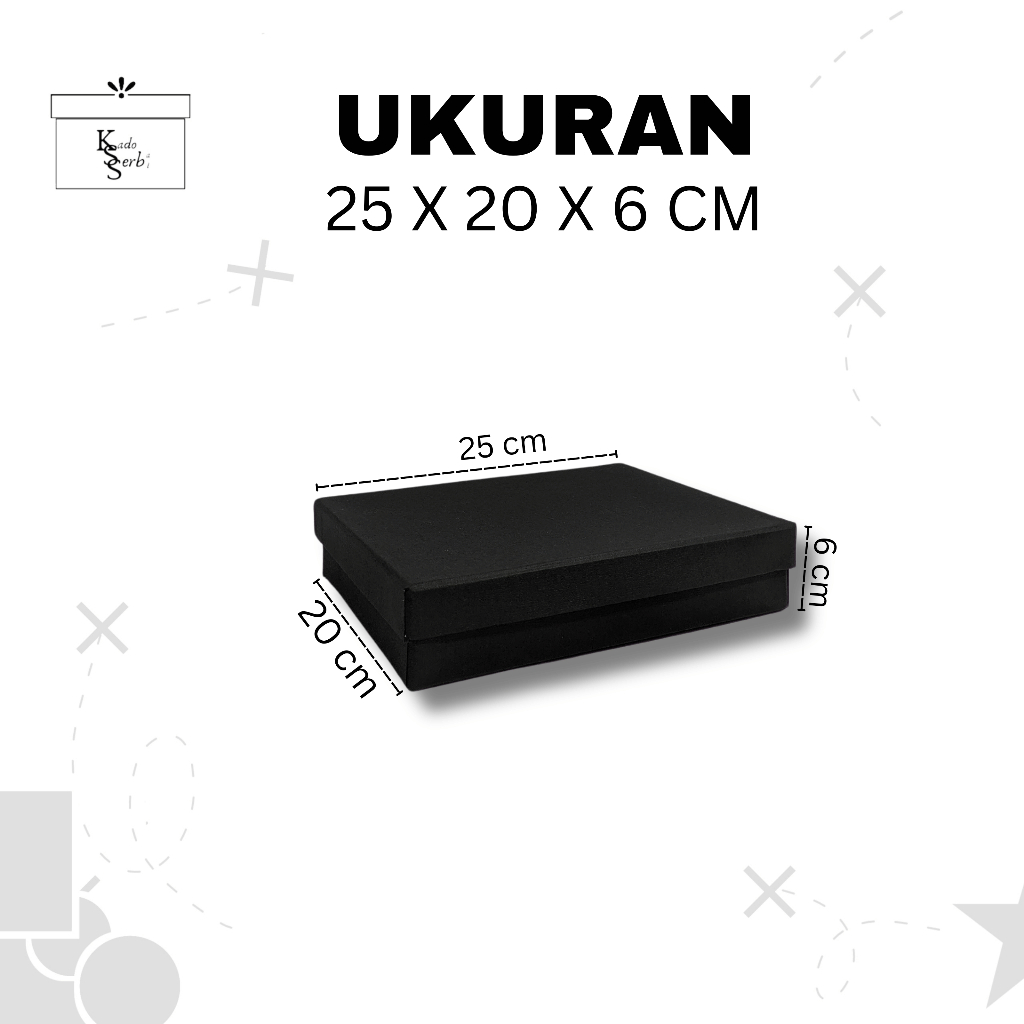 

Hardbox Uk 25 x 20 x 6 cm Printing + tambahan pita warna gold I Kotak kado I Hampers I Giftbox