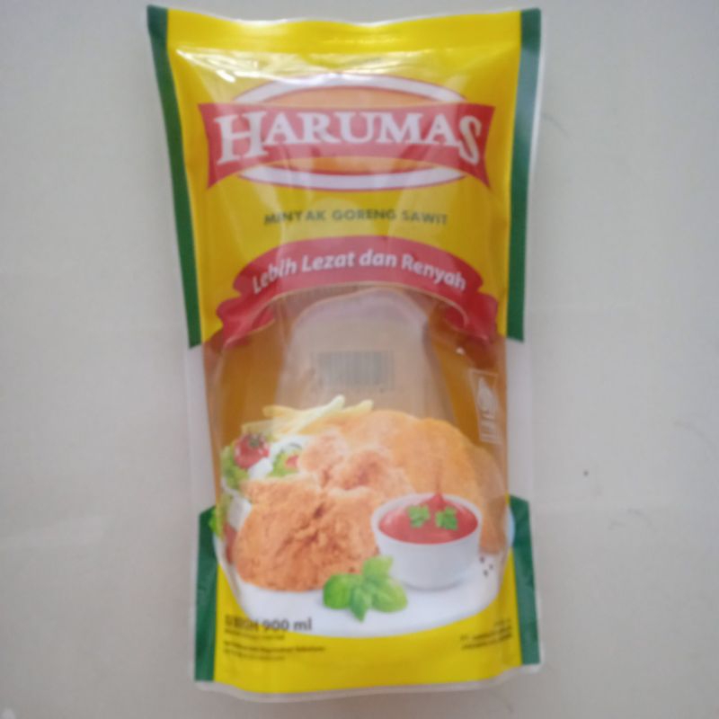

Minyak goreng 900 ml merek harumas