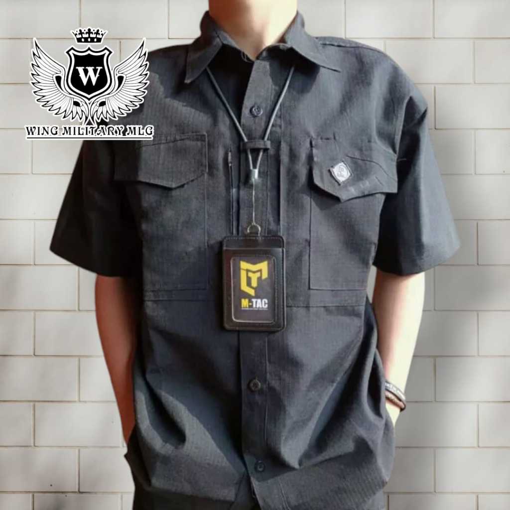 Kemeja M Tac Tactikal Lengan Pendek - Kemeja Lapangan M Tac