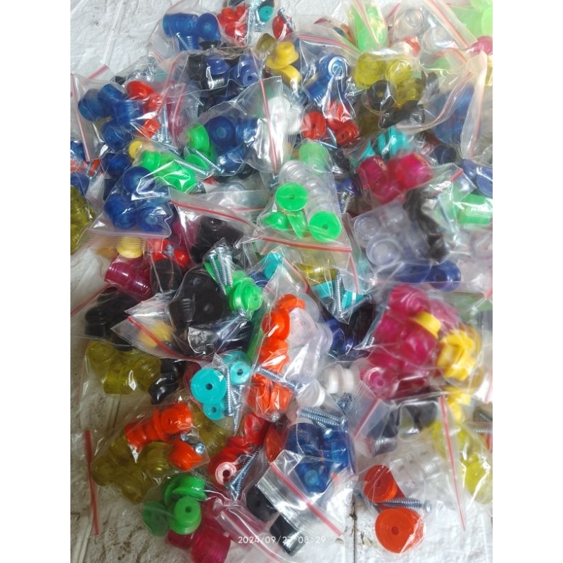 kaki karet sangkar isi 4+skrub