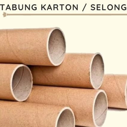 

( 5 pcs ) tabung kardus tube selongsong kertas 6.50 packing banner paper core diameter 6 cm panjang 50 cm