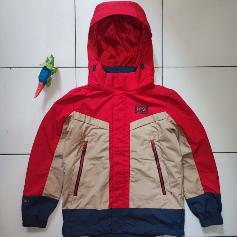 Jaket Outdoor Anak K2 Aquavent Technologi Original 100% Second Branded Preloved Sporty Gunung Campin