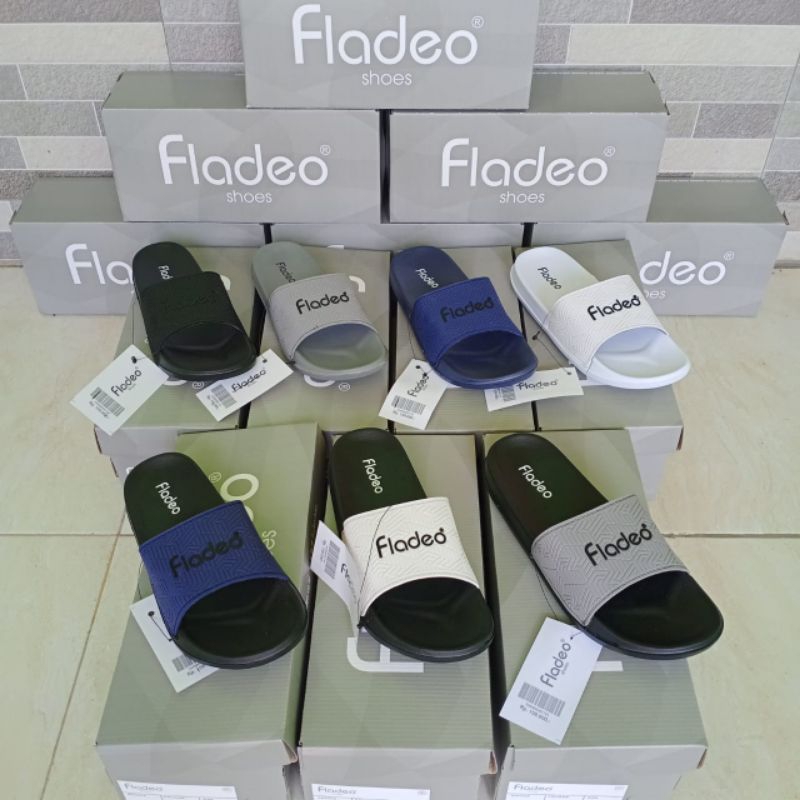Sandal Slide Karet Fladeo Pria