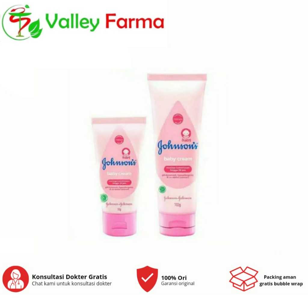 Johnson's Baby Cream50 Gr, Johnson's Baby Cream 100 Gr