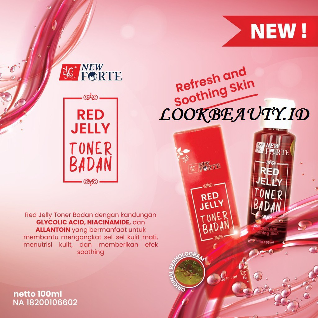 SYB Forte Red Jelly Toner Badan / TONER BADAN RED JELLY BPOM