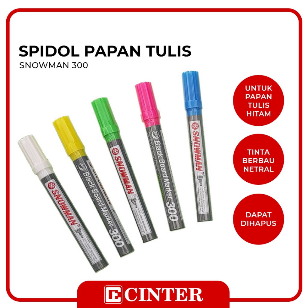 

SNOWMAN - SPIDOL BLACKBOARD 300 / SPIDOL PAPAN TULIS