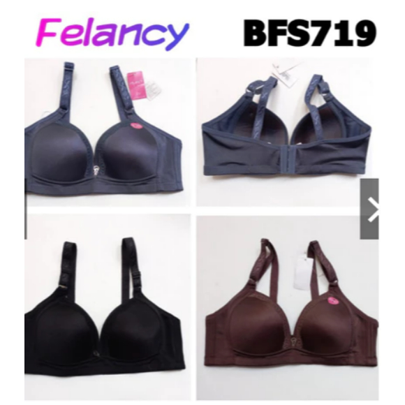Wirefree Light Push Up Wings Bra Felancy Bra Daily Wear 071-07719 719 Size 36B (B80) 36C (C80) 38B (