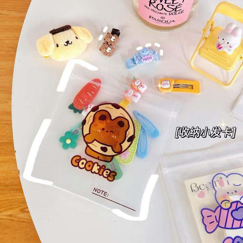 Plastik Motif Lucu Plastik Cetik Dompet Transparan Karakter Mini