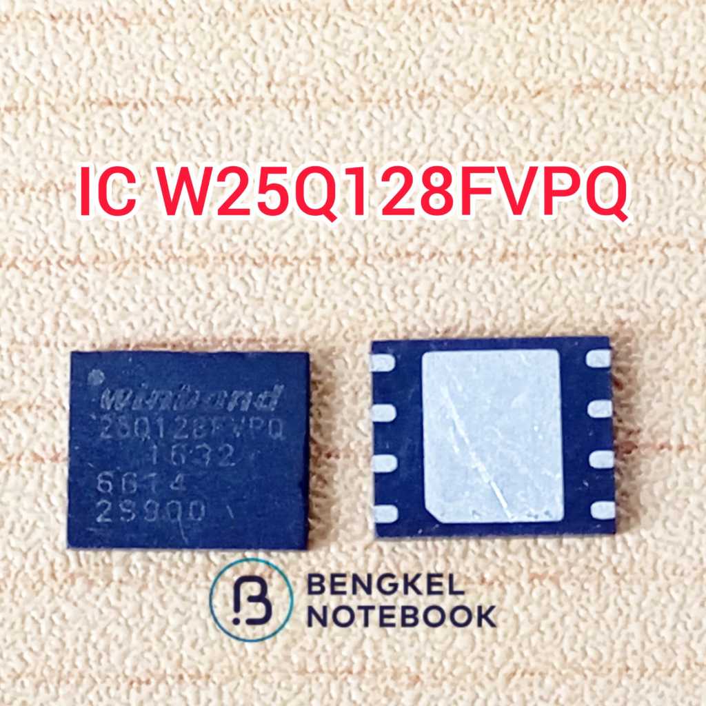 IC BIOS WINBOND W25Q128FVPIQ 25Q128FVPQ W25Q128FVPQ W25Q128 3.3V 16MB QFN-8