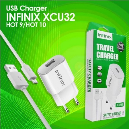 Charger For INFINIX Smart 4 / Smart 5 / Hot 8 / Hot 9 2.0A Original 99% micro usb{XCU32}