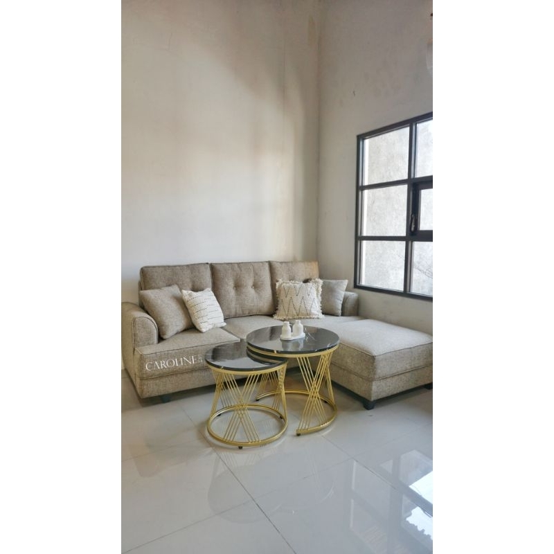 Sofa L Minimalis Modern Mewah ( Mansion )