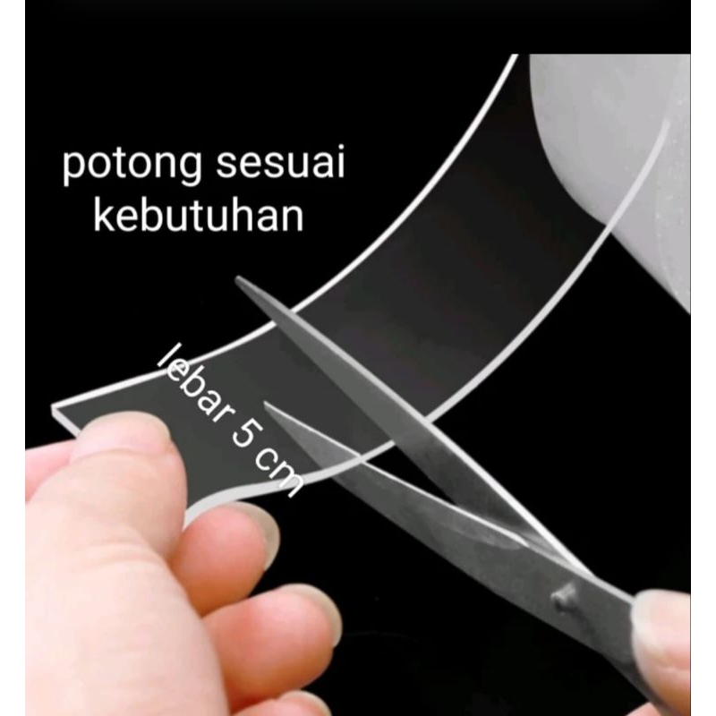 

HenJO double tape Nano Lebar 5 cm original Nano tape double tape super kuat