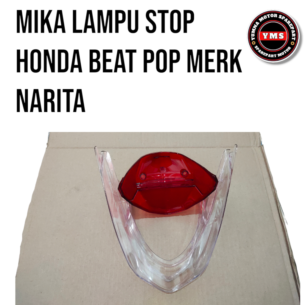 mika kaca stoplamp honda beat pop mika lampu stop belakang beat pop mika lampu belakang beat pop