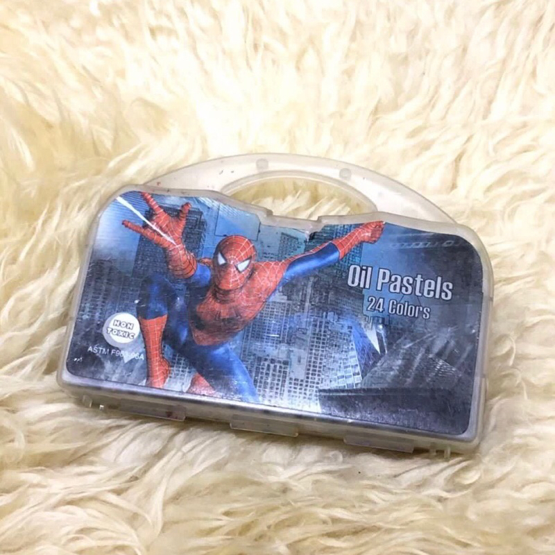 

Spider Man Crayon Krayon Oil Pastels 24 Warna