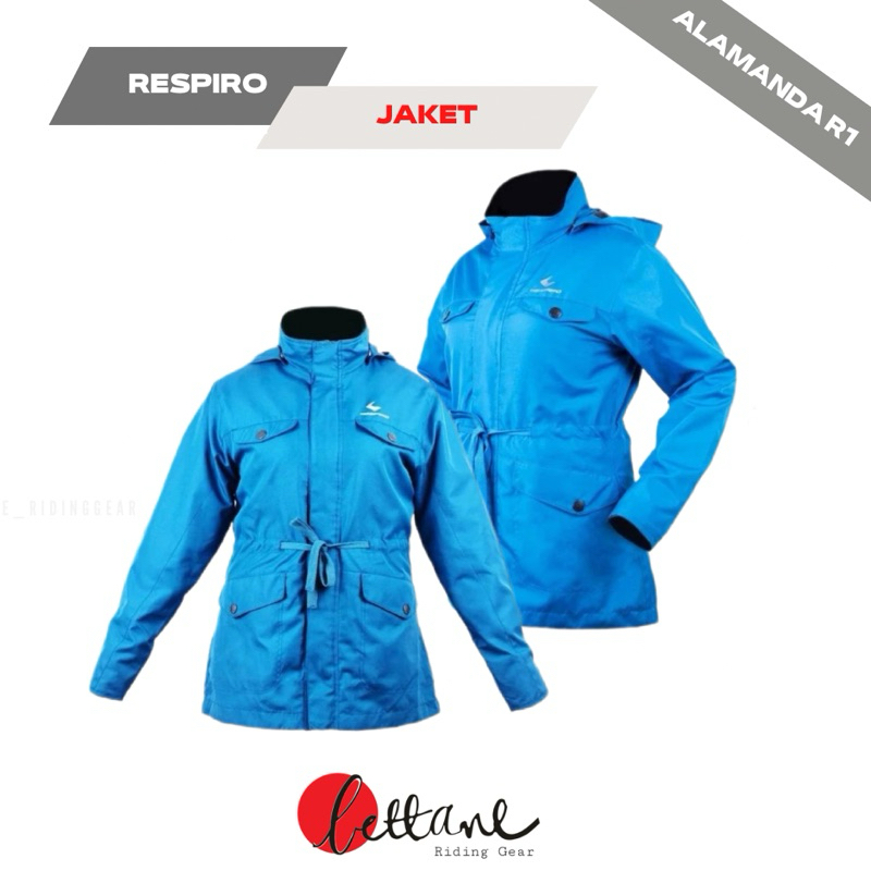 Jaket Motor Harian Wanita Alamanda R1 Anti Angin - Respiro Alamanda R1 windproof