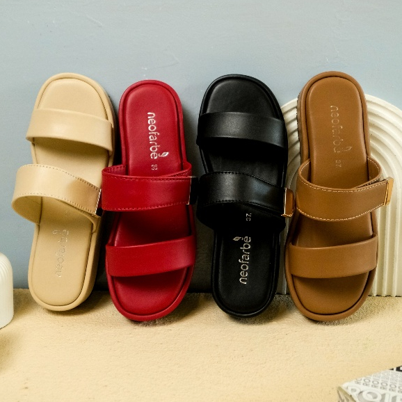 neofarbe ERIN Wedges Sandals Slip On