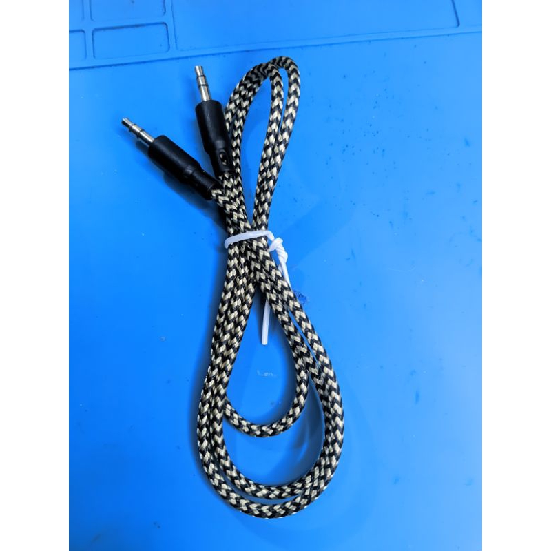 KABEL AUX to AUX 3.5mm Panjang 1 Meter || Kabel colokan hp speaker || konektor aux 3.5 mm HP TO SPEA