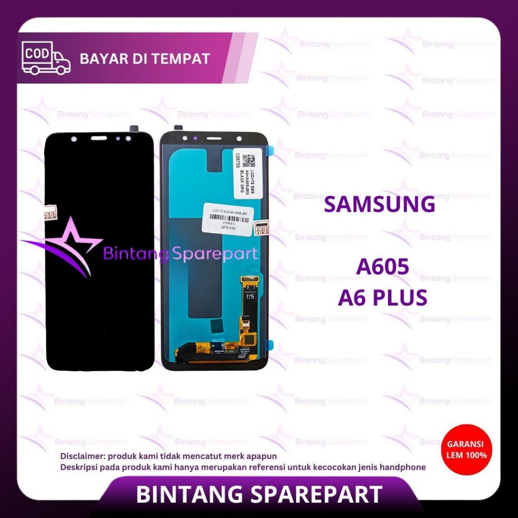 LCD TOUCHSCREEN SAMSUNG A605 / A605 / A605F / A6 PLUS