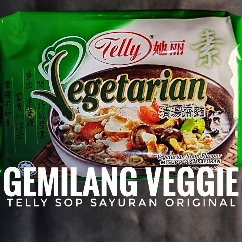

mie vegetarian telly sup