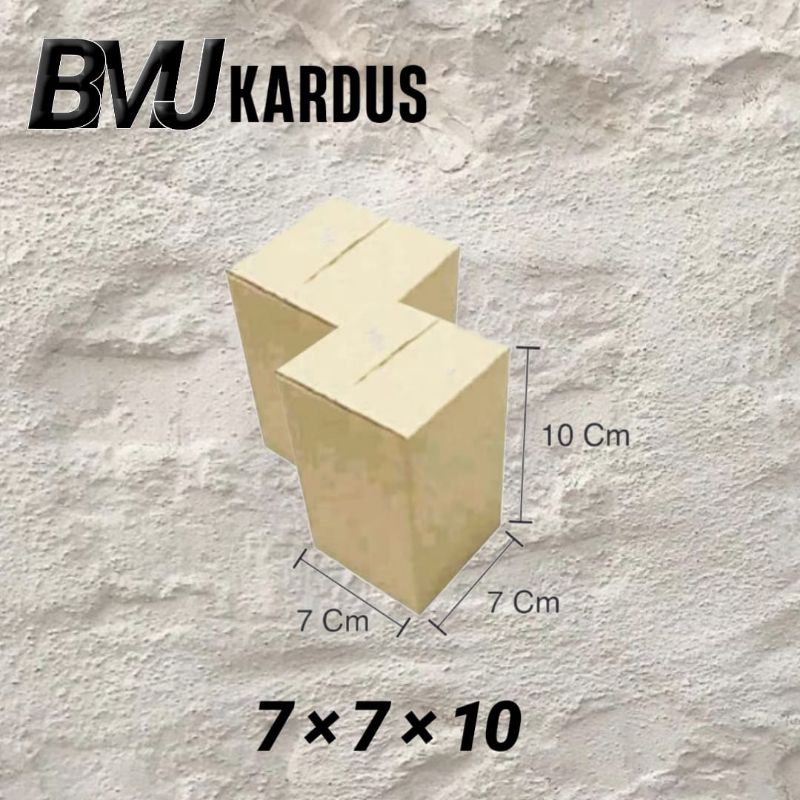 

kardus packing kecil uk 7x7x10