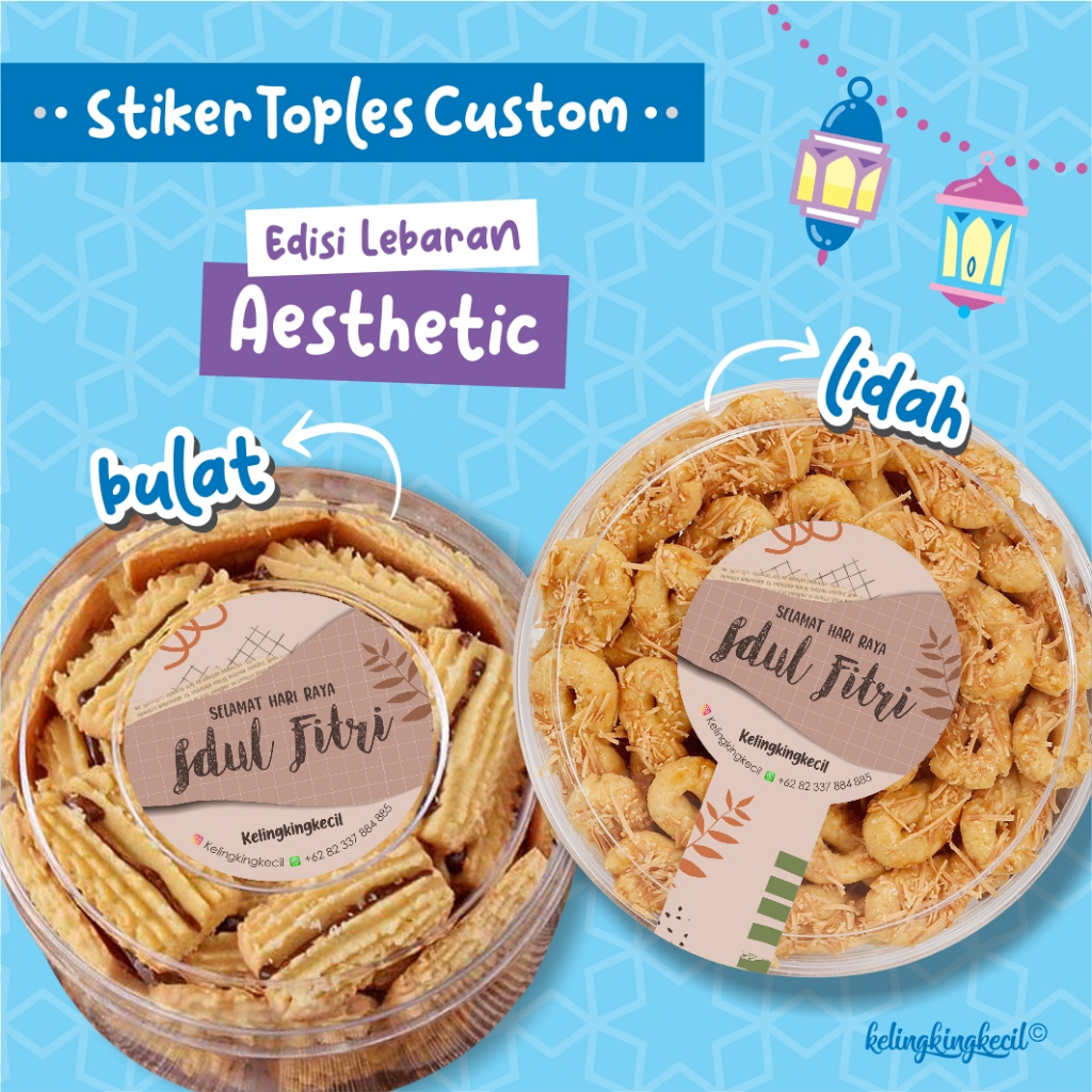 

STIKER SEGEL STICKER SEAL STIKER LABEL TOPLES BOTOL KOTAK KUE