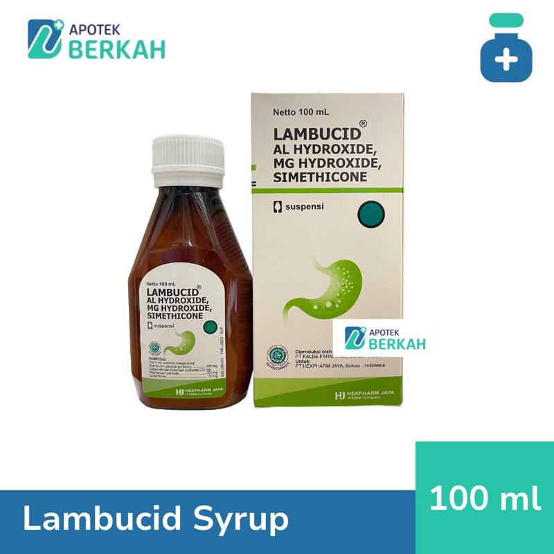 

Lambucid Syrup Untuk Mengatasi Asam Lambung & Maag - 100ml