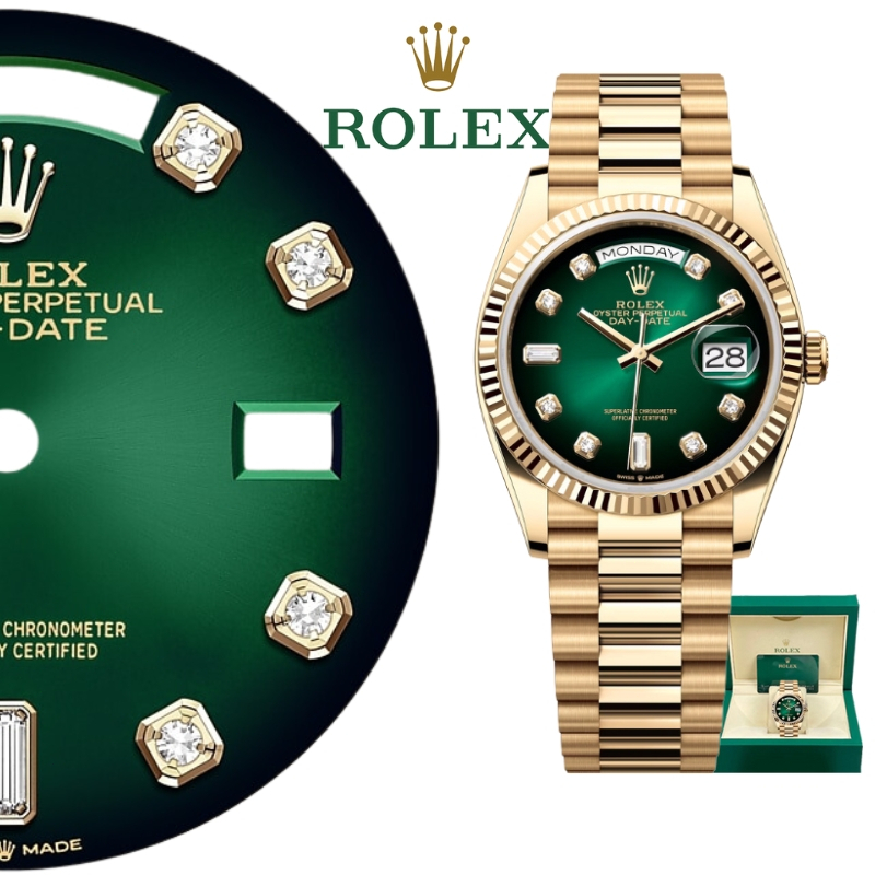 【100% ASLI】Jam Tangan Rolex pria Rolex Datejust Series M128238-0069 dial 41mm Emas 18 karat Gerakan 