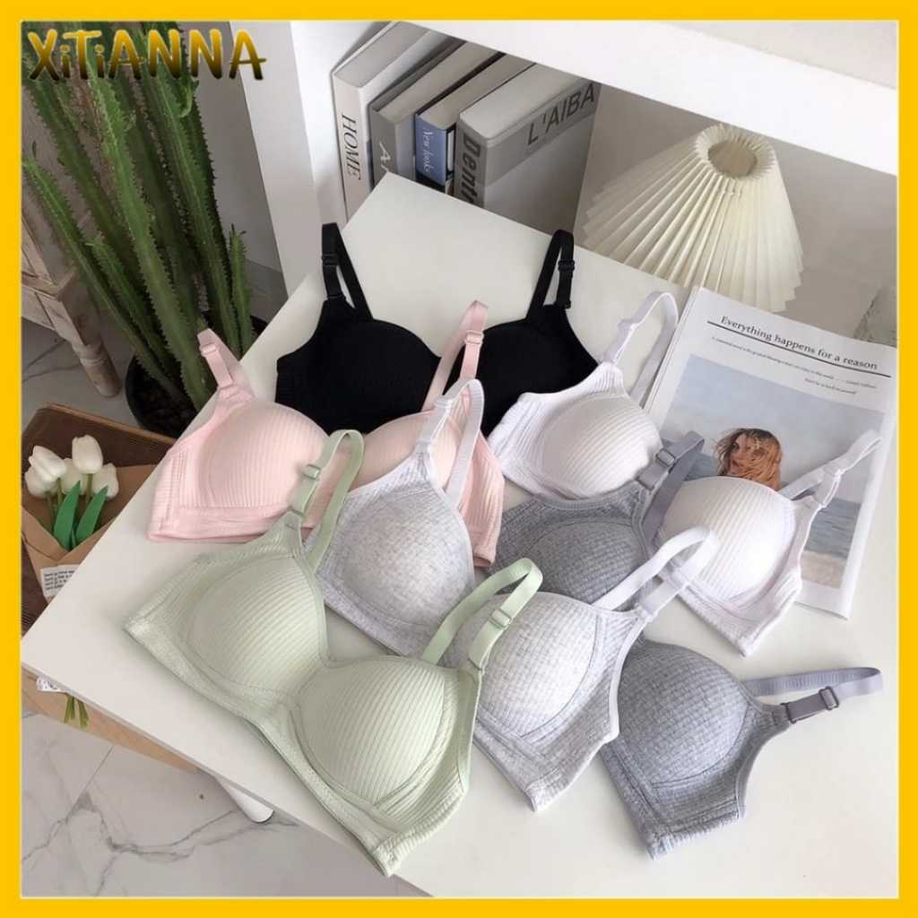 XT Bra Push Up Tanpa Kawat Style Pakaian Dalam Wanita High Quality BRA100