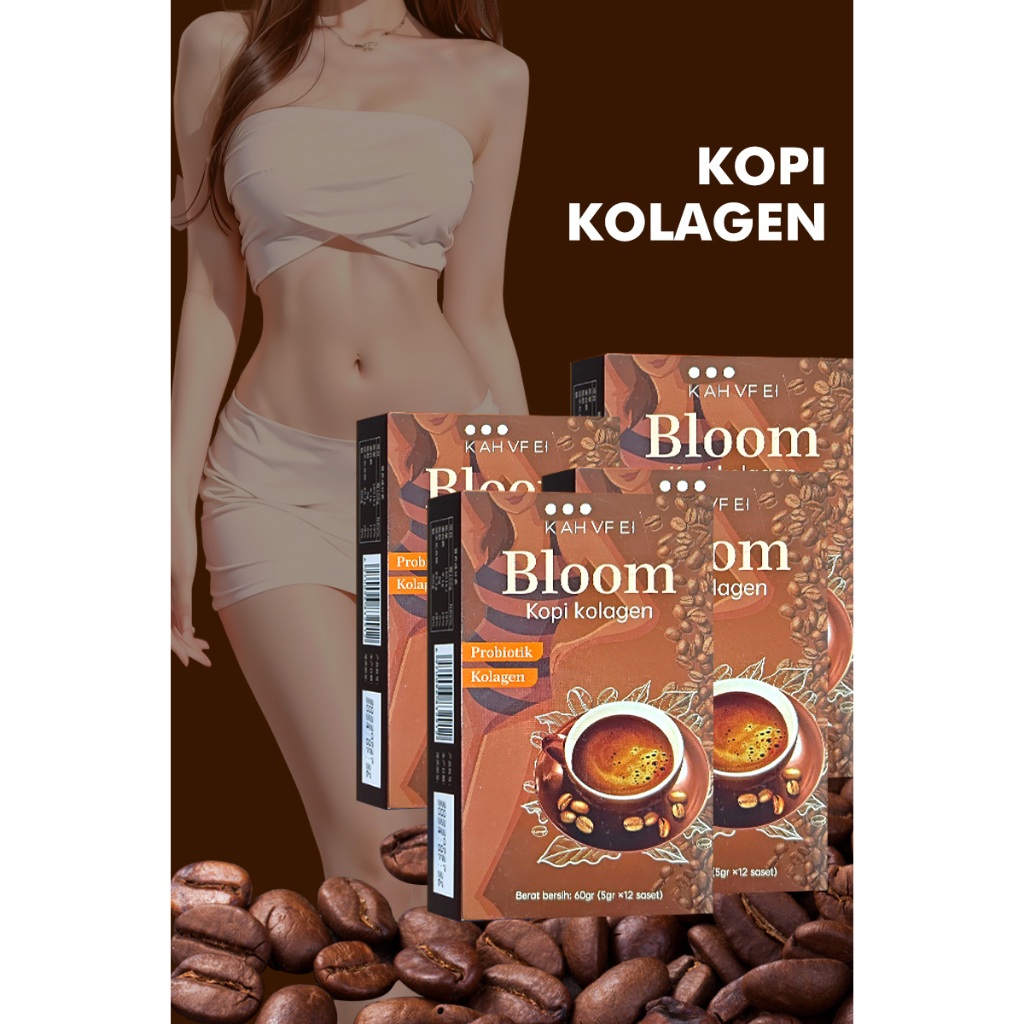 

Kopi Kolagen Bloom, Minuman Kolagen, Kopi Pelangsing, Kopi Diet Organik Glutathione, Kopi Keto