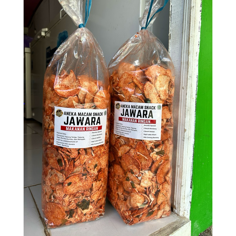 

Basreng pipih jawara pedas daun jeruk 2kg