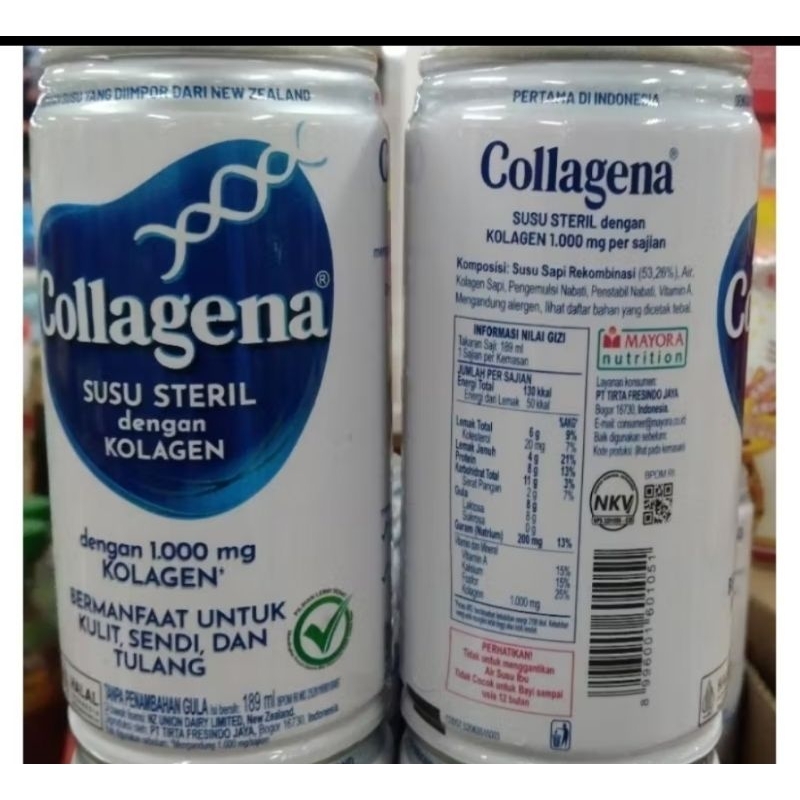 

Collagena Susu Steril 189mL