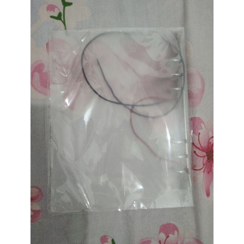 

Buku Binder A5 Dove transparent/transaparan cover 6 ring Notebook sealed