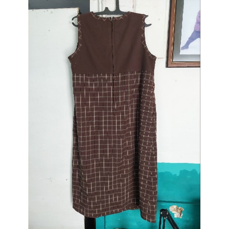 Overall rok dress tartan