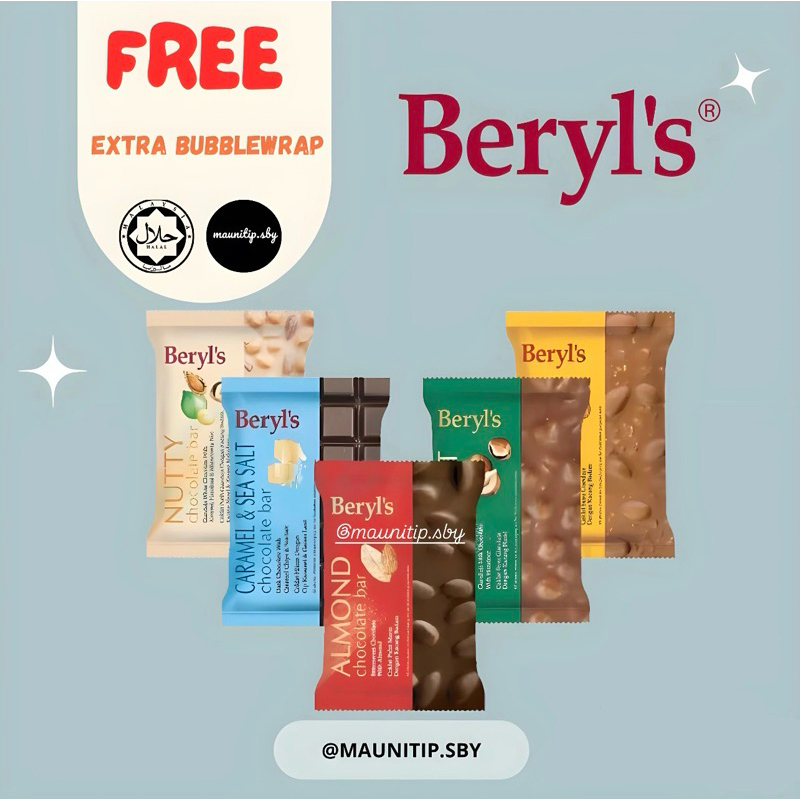 

[READY 17 JUNI ] Beryl’s Chocolate Bar (100 g)