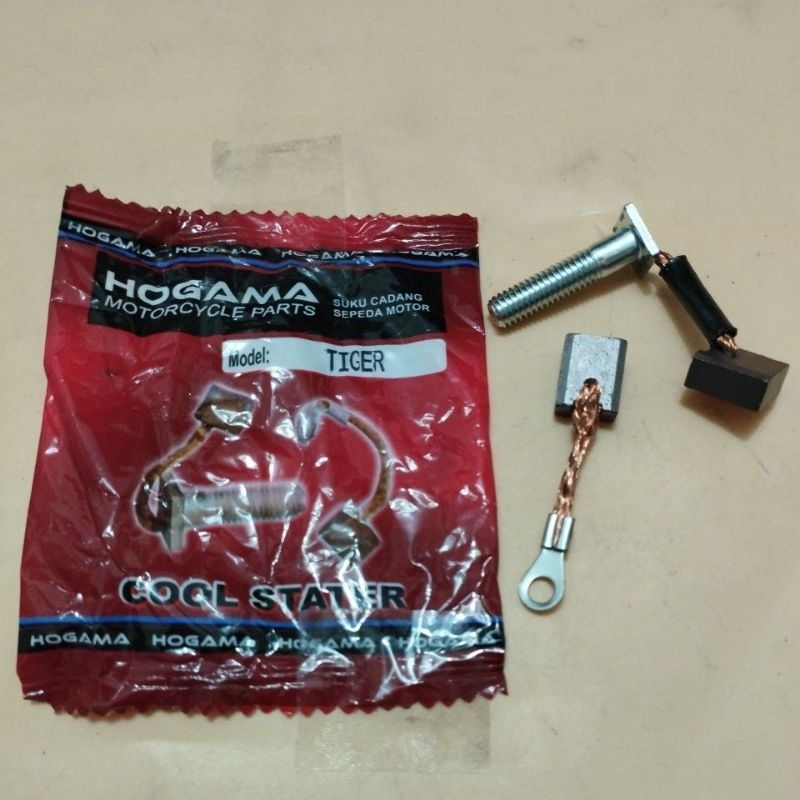 HOGAMA COOL STARTER TIGER (KW1) /MEGAPRO /ARANG ARENG DINAMO STATER /CARBON BRUSH
