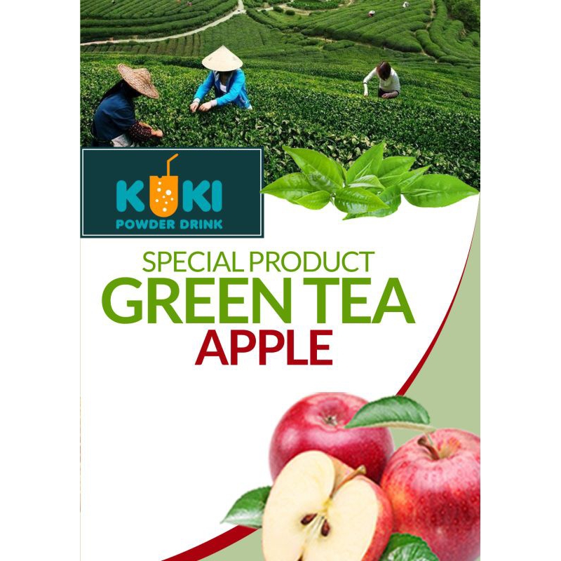 

Apple Green Tea BuBuk Minuman Premium 1kg Halal