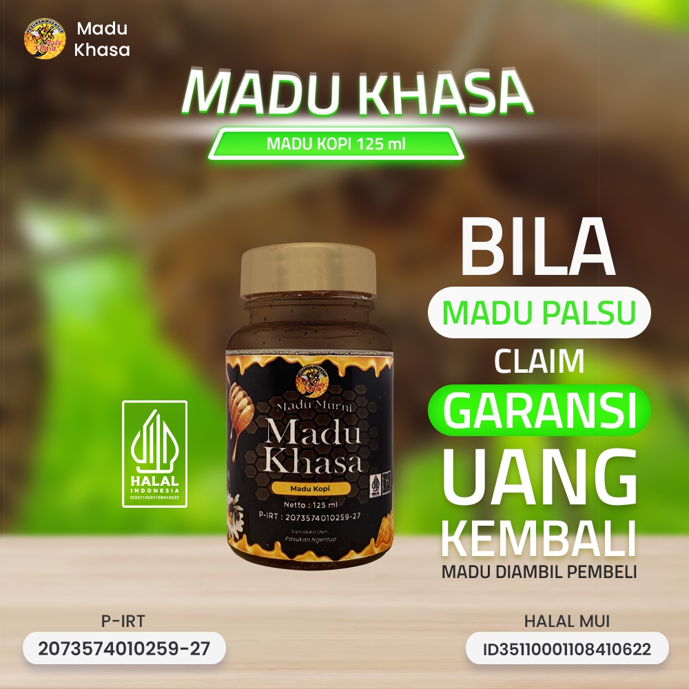 

MADU KOPI PREMIUM | Kaya Manfaat untuk Kesehatan Optimal – MADU KHASA 125 ML