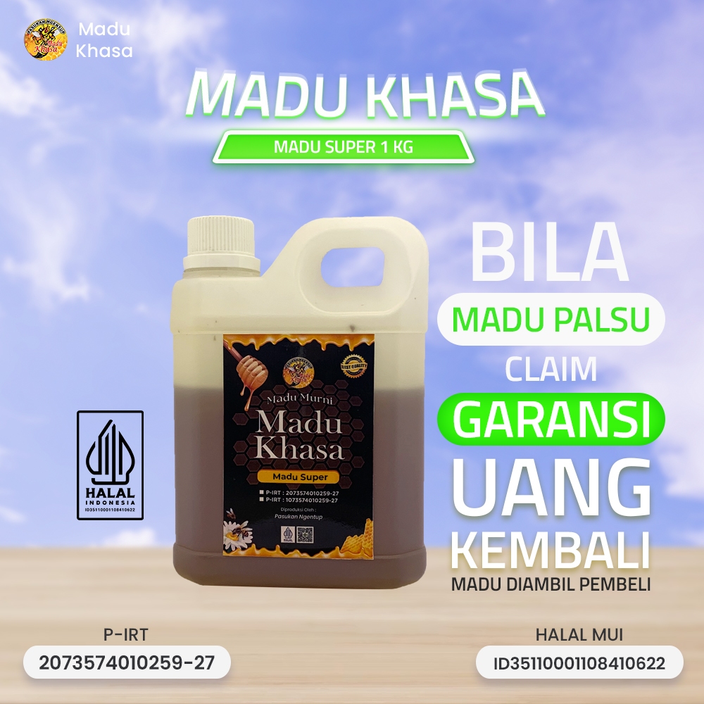 

Madu Super dengan Bee Pollen dan Royal Jelly | Madu Kaya Nutrisi – MADU KHASA 1 KG