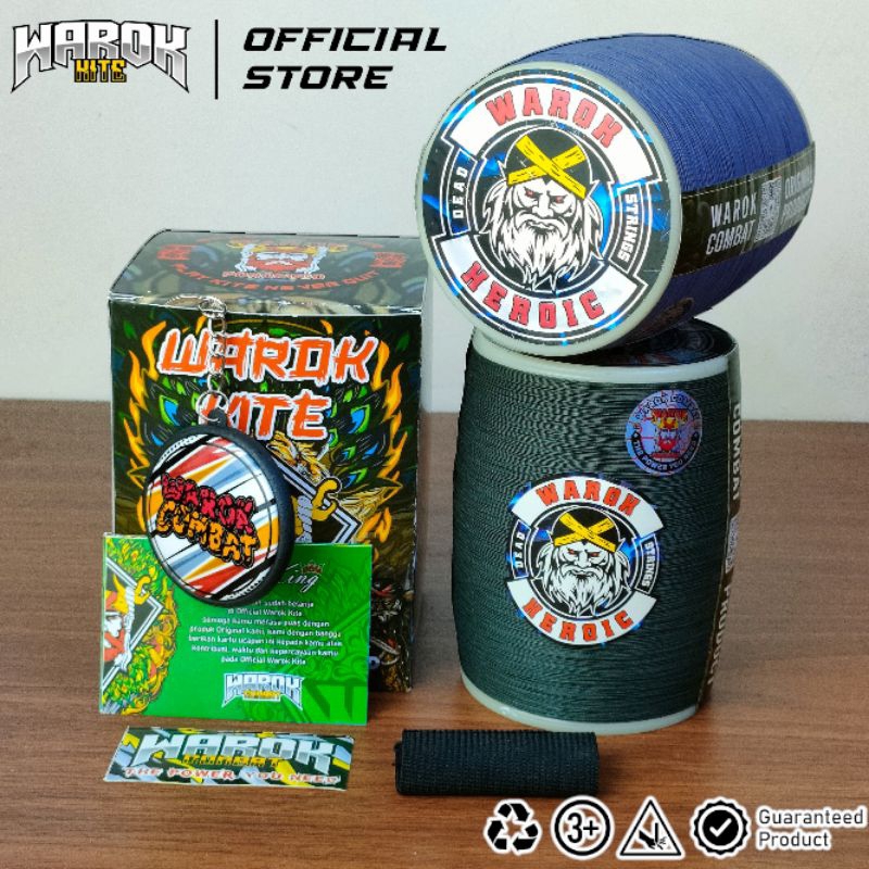Gelasan WAROK HEROIC spesial tournament Bahan Matot Putih Import 0,22 & 0,23 6000 yard( Kuat, Tajam 