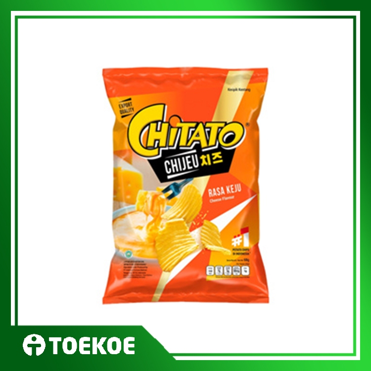 

TOEKOE Chitato Potato Chips Cheese 68 gr Kripik Kentang Keju Keripik