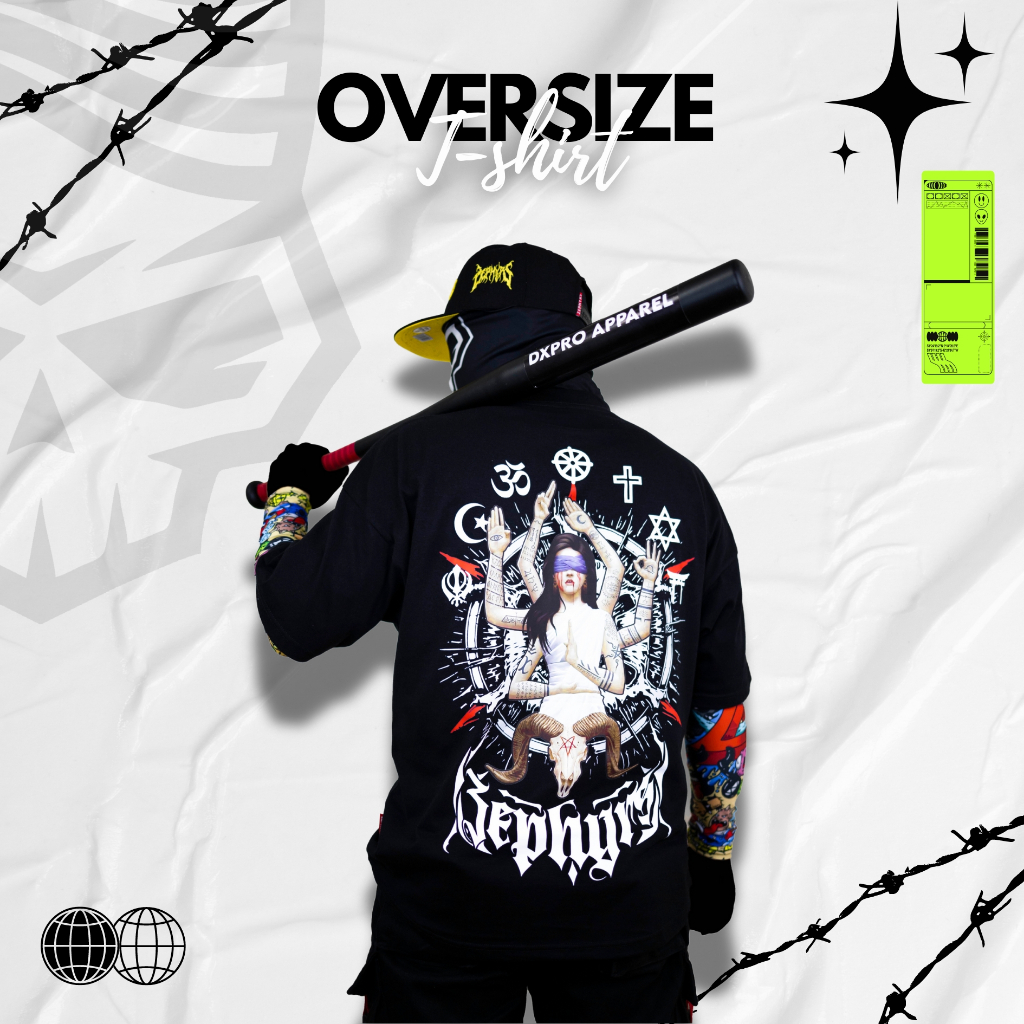 Baju Kaos Oversize PLURALISME Heavy Cotton Tebal