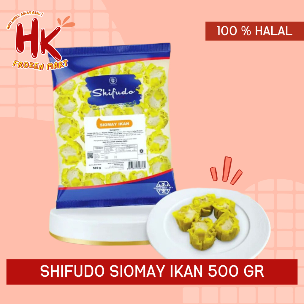 

Shifudo Siomay Ikan 500gr | dimsum kukus goreng sakana HK FROZEN MART