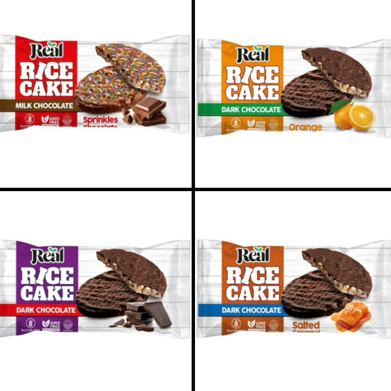 

Real rice cake box isi 12 x 16gr