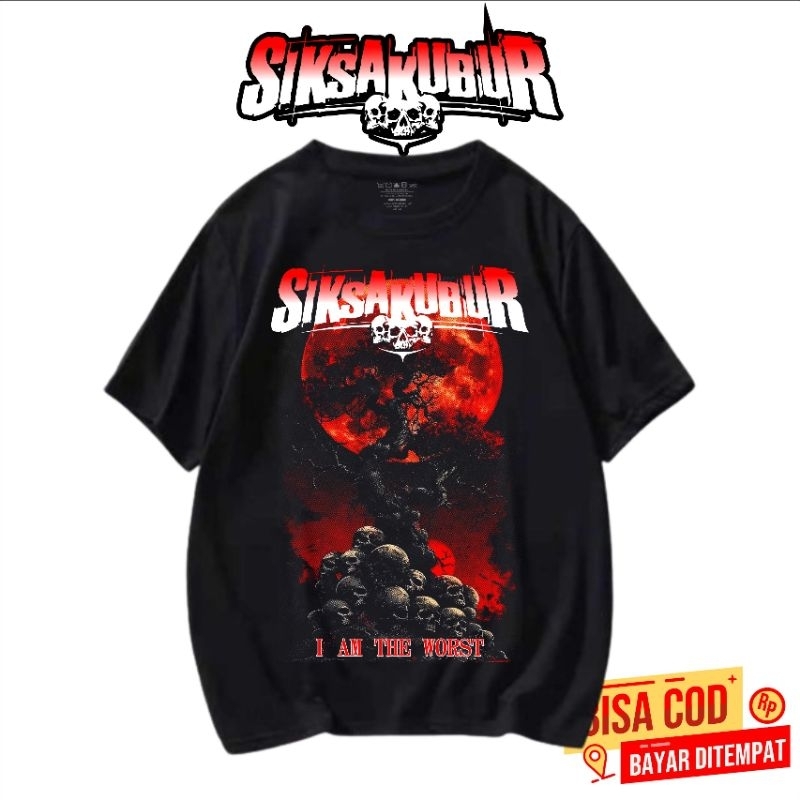 kaos pendek band metal SIKSA KUBUR terbaru original distro - kaos metal SIKSA KUBUR distro original 