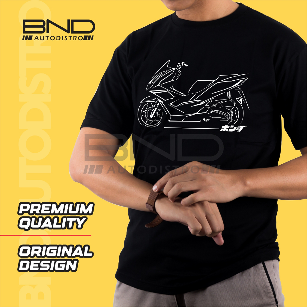 Kaos Honda PCX 160 SIDE - T-Shirt PCX Kaos PCX Kaos Motor Matic Kaos Otomotif Kaos Distro Pria