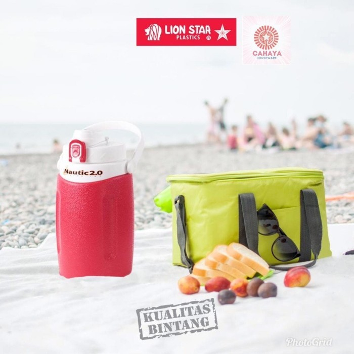 THERMOS AIR PANAS/ TEKO AIR PANAS/ TEKO AIR PLASTIK LION STAR NAUTIC 2LT D-34