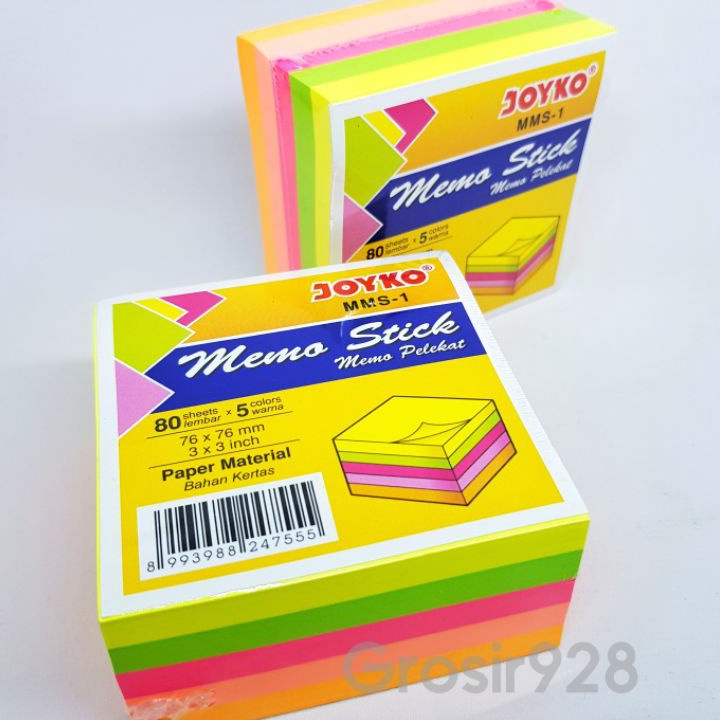 

SERBU HARGA MJURAH Sticky Notes Memo Pelekat Kertas MMS1 8 lembar