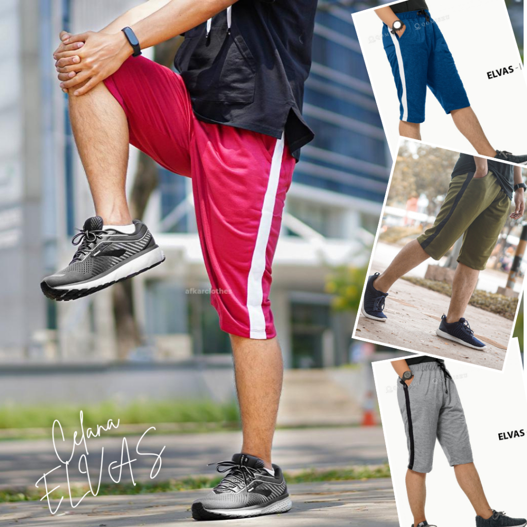 CELANA/ Clana Training/ olahraga PENDEK Pria/ cowok/ cowo one set Dewasa santai Distro Short Pants E