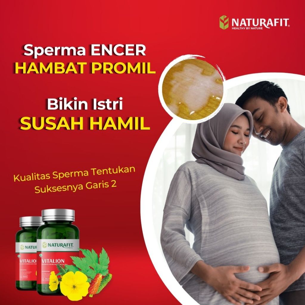 Vitalion suplemen kesuburan pria vitamin kesuburan pria program hamil pria vitalitas pria bpom