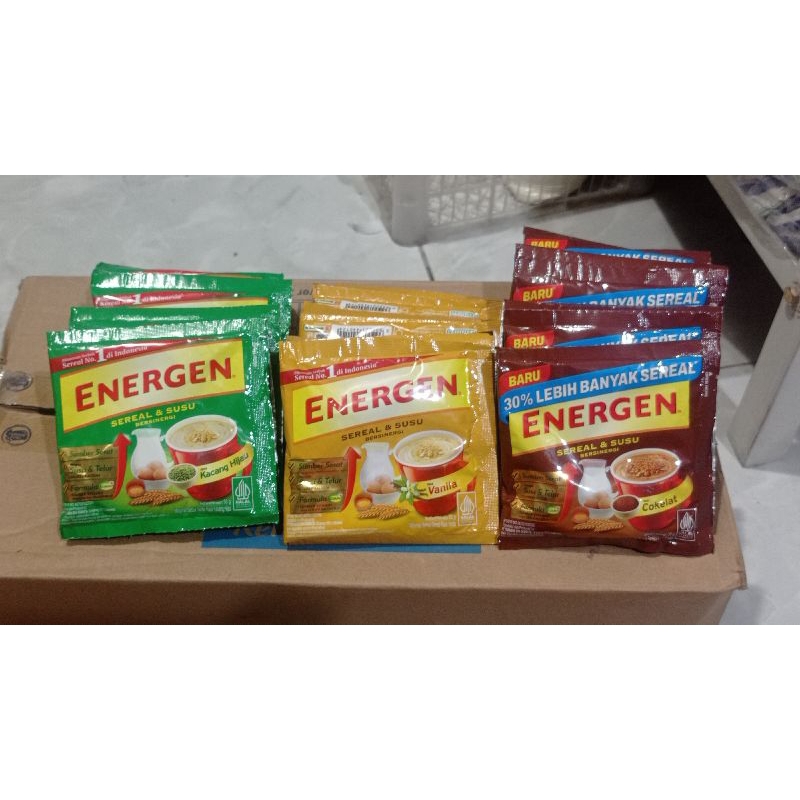 

energen sereal 1 renceng 10 sachet